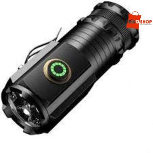 LED Flashlight 18350 Battery Torch 2000LM Strong Light Rechargeable Type-C Lamp IP68 Waterproof Hiking Camping With Magnet