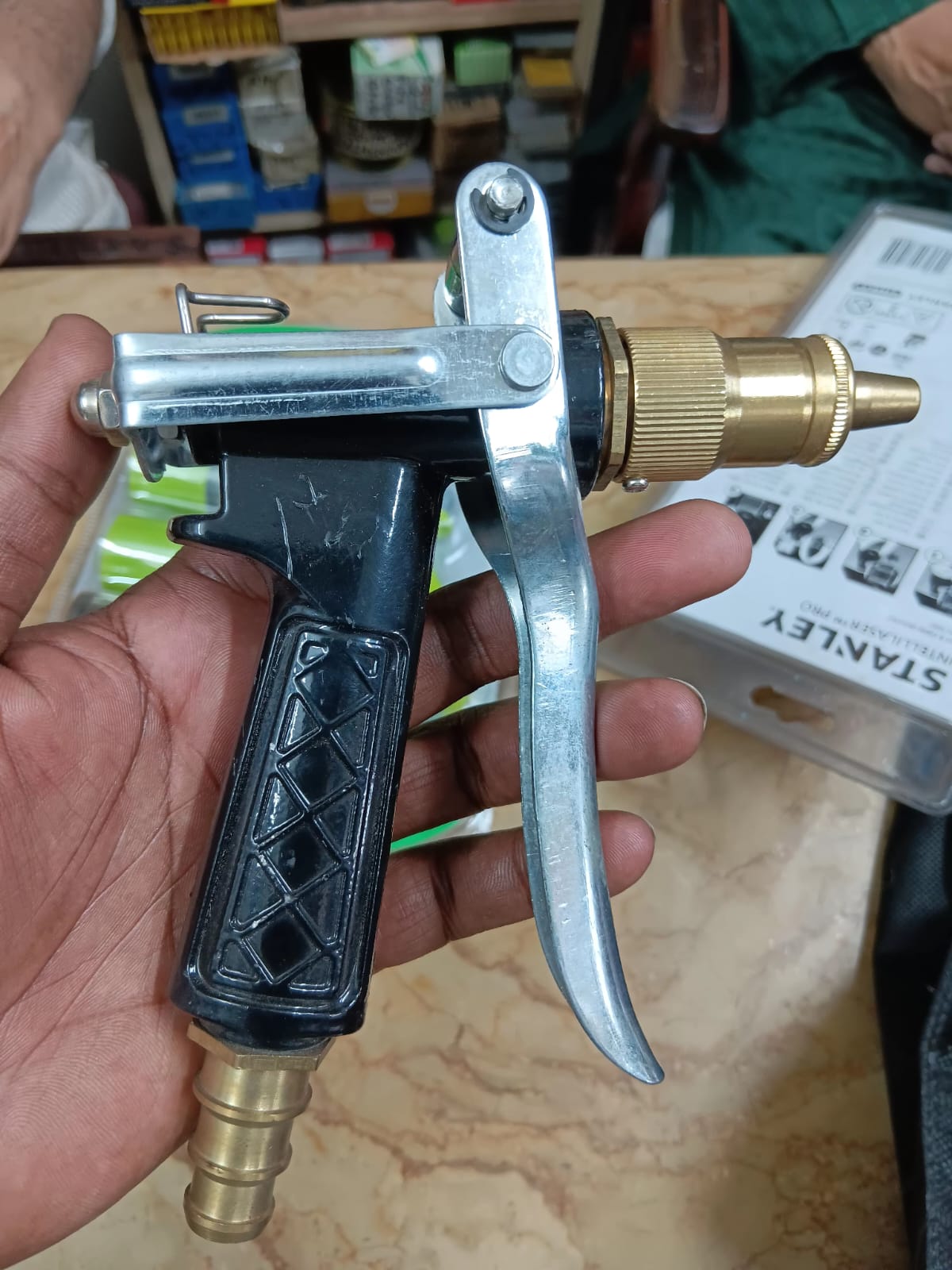 Water Spray , High-Pressure for Garden, Irrigation and Car or Bike Wash Best Quality & Heavy Duty HMBR Brand same as picture - Gardening Tools