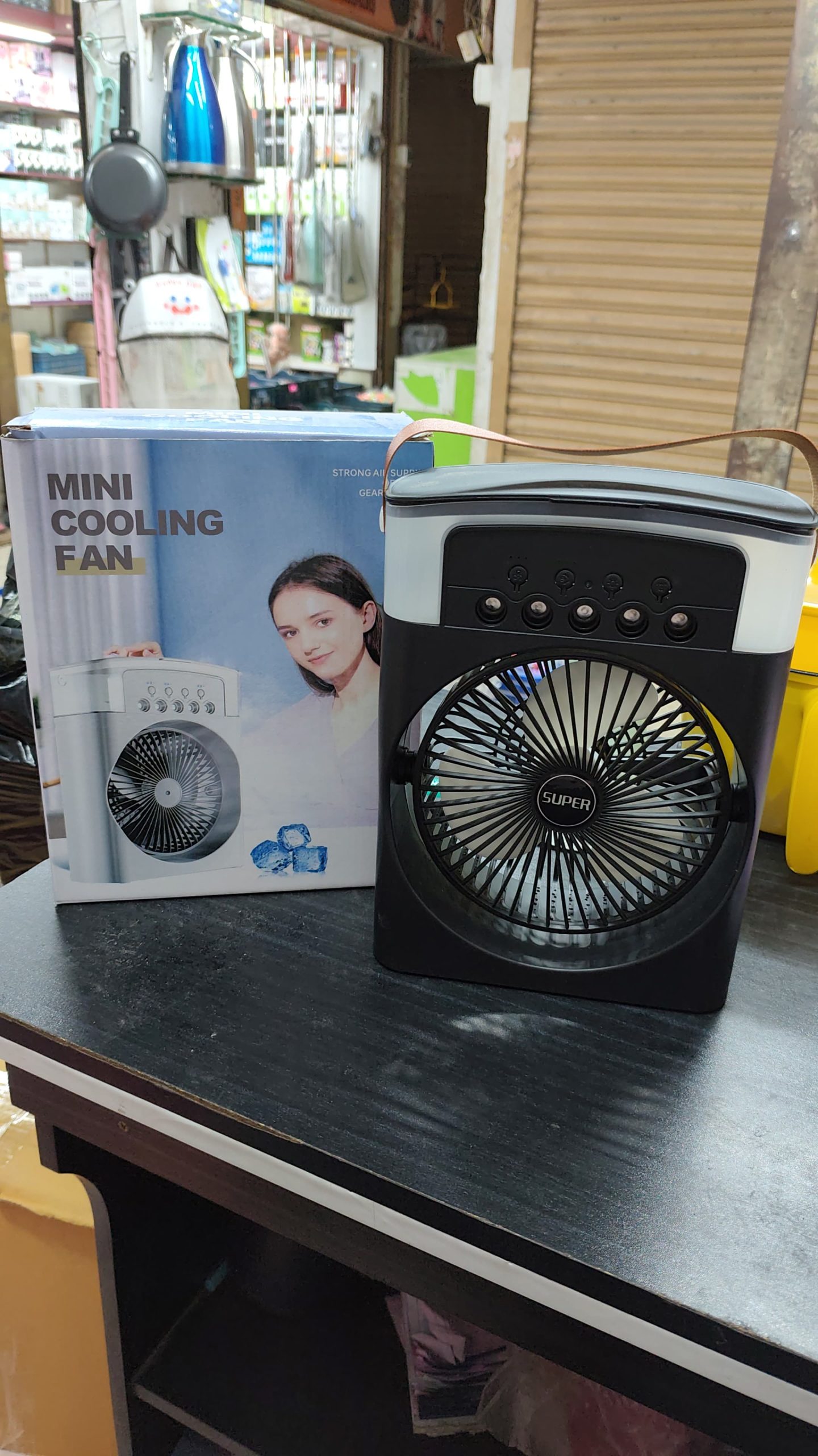 Air cooling mist fan